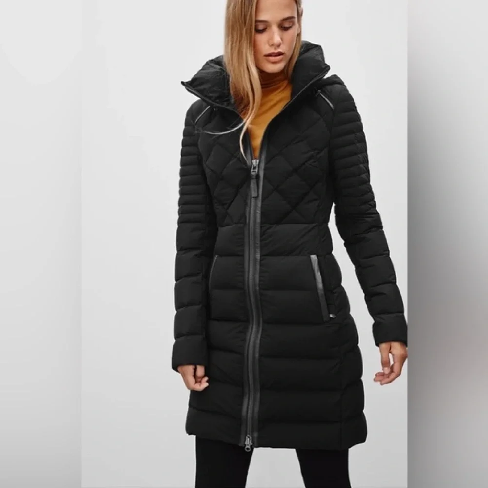 Mackage Women's Black Puffer Coat - Picture 7 of 10
